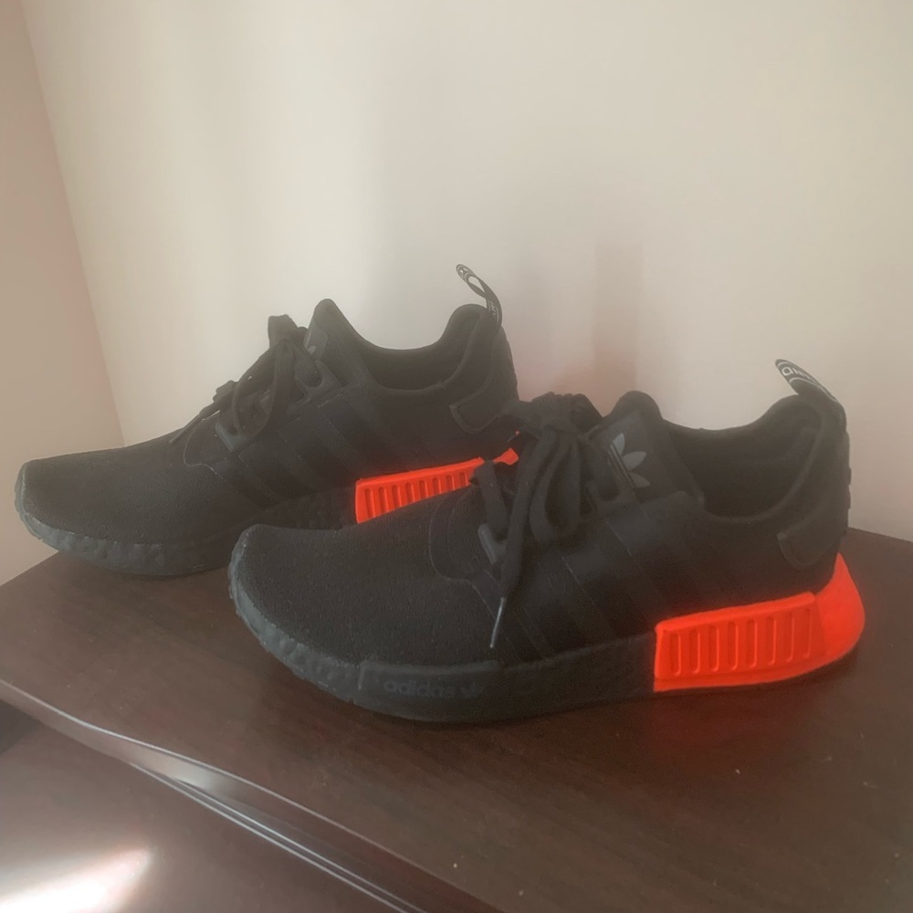 Adidas NMD in black and red